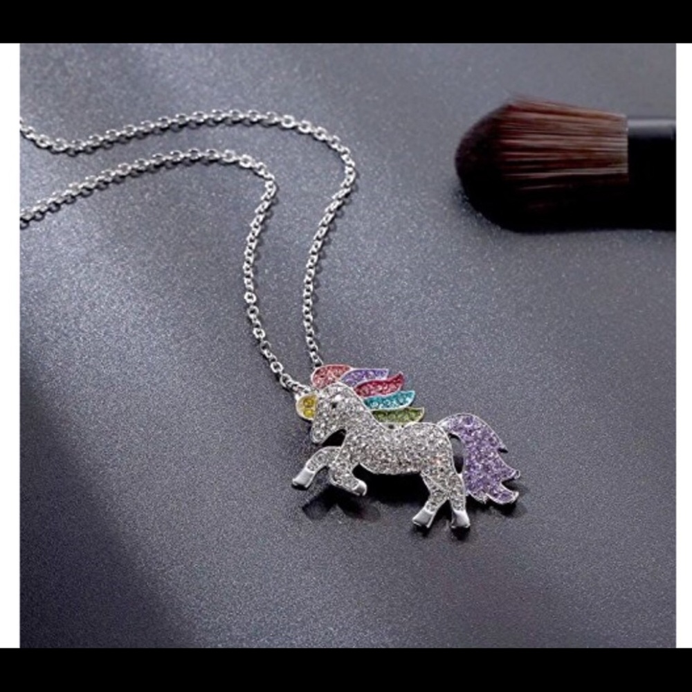 New Crystal Unicorn Necklace